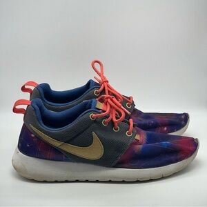 Nike Roshe One Galaxy Multicolor Print Sneakers
